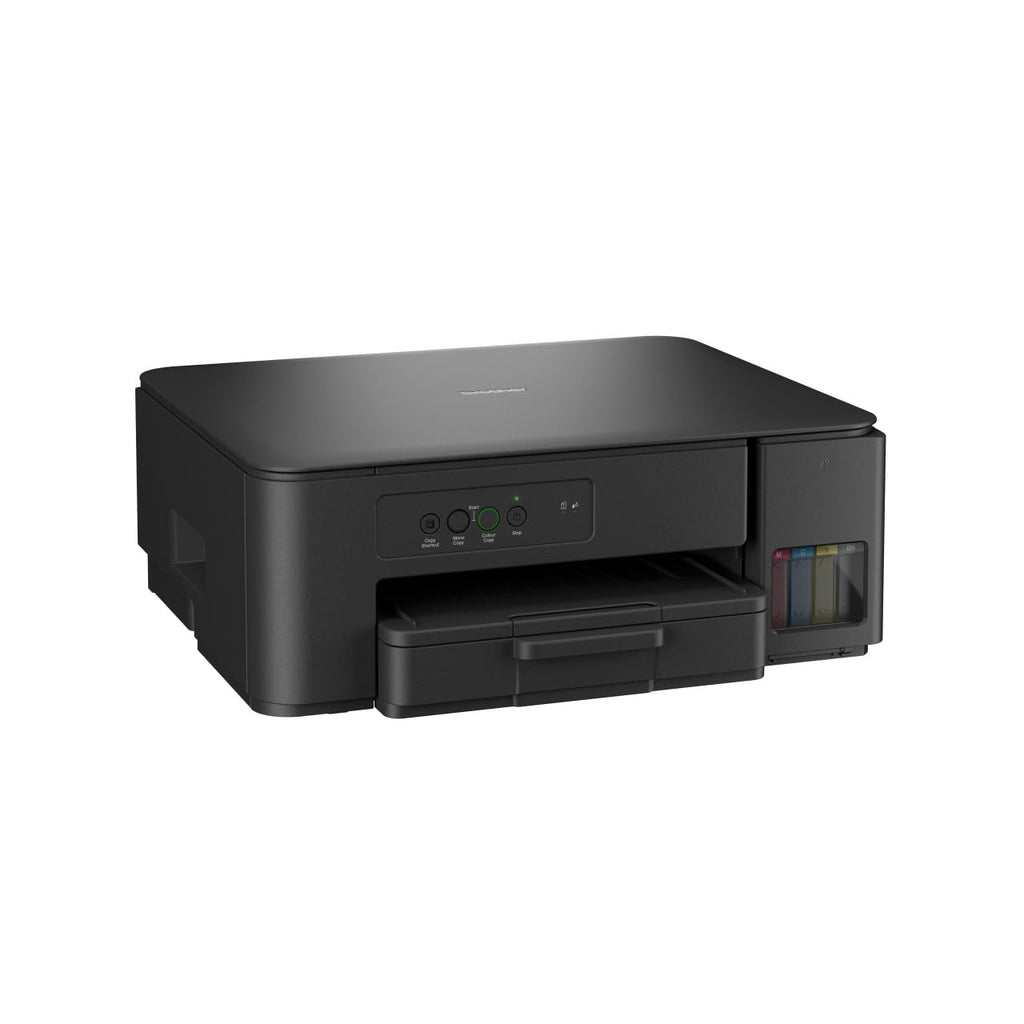 B Printer DCP-T230 Multifunction (Print Scan Copy) Multi-Function Color Ink Tank Printer (4 Ink Bottles Included)