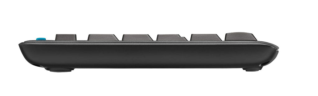 Logitech MK275 Wireless Keyboard and Mouse Combo for Windows, 2.4 GHz Wireless, Compact Wireless Mouse, 8 Multimedia & Shortcut Keys, 2-Year Battery Life, PC/Laptop - Black
