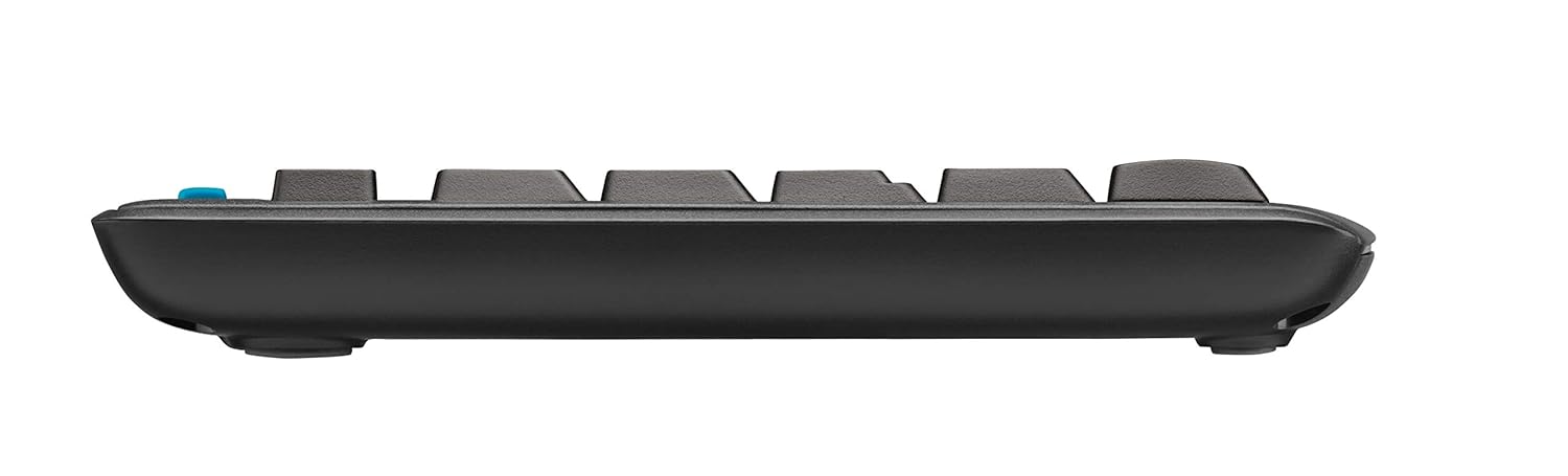 Logitech MK275 Wireless Keyboard and Mouse Combo for Windows, 2.4 GHz Wireless, Compact Wireless Mouse, 8 Multimedia & Shortcut Keys, 2-Year Battery Life, PC/Laptop - Black
